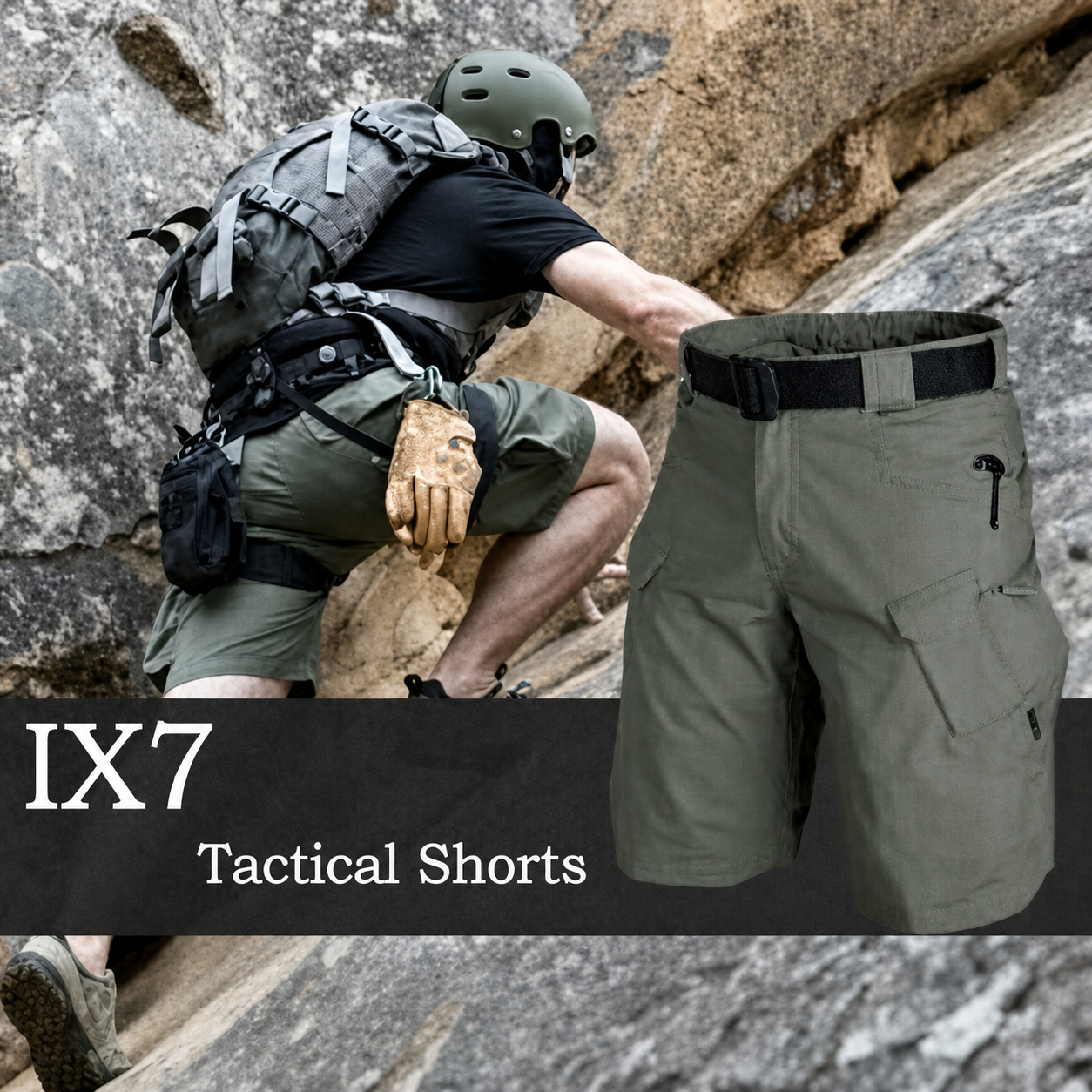 Men’s Tactical Cargo Shorts with Stretch, Storage & Comfort - Buy 2, Get Free Shipping