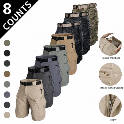 Men’s Tactical Cargo Shorts with Stretch, Storage & Comfort - Buy 2, Get Free Shipping