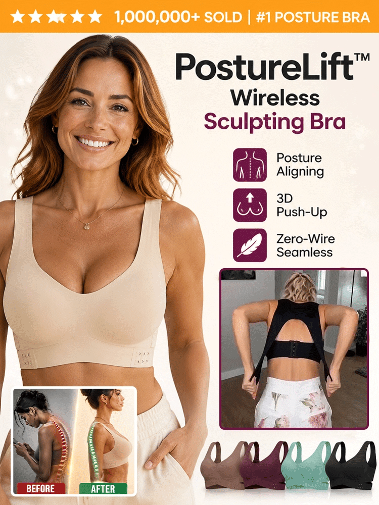 Posture-Correcting Seamless Bra | Lift & Smooth in 3 Seconds